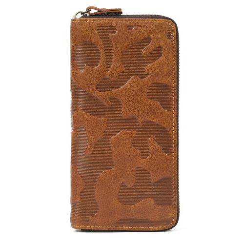 Retro Men's Crazy Horse Leather Long Wallet