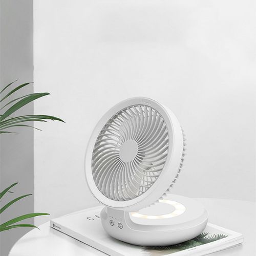 Wireless Suspended Air Circulation Fan USB Rechargeable Folding Electric Fan