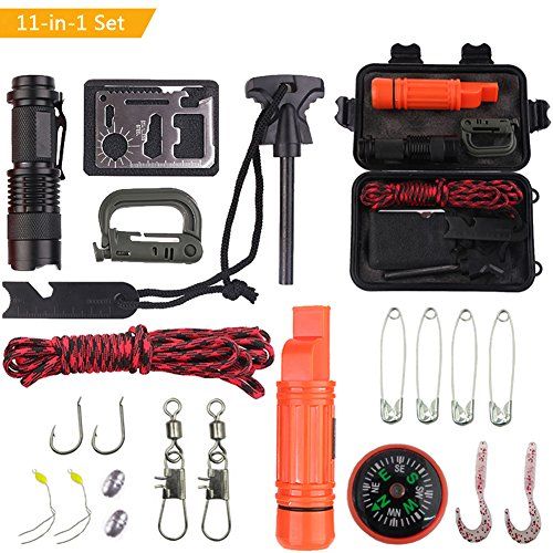 Outdoor Travel SOS Equipment Adventure Survival Tool Set Multifunction Field