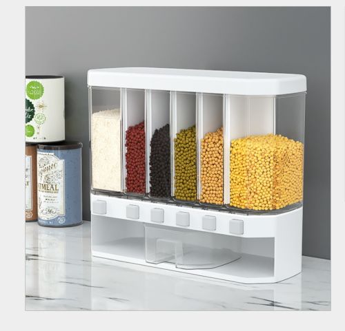 Whole Grain Storage Box Kitchen Wall Hanging Rice Bucket