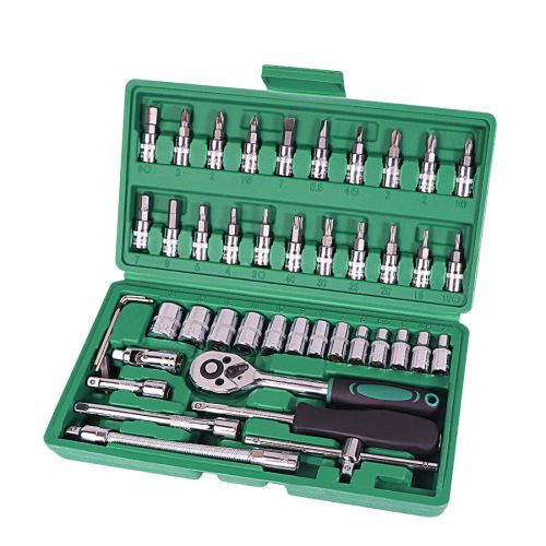 Car Repair Tool 46pcs Inch Socket Set Car Repair Tool