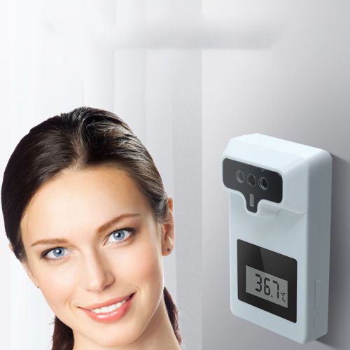 Non-contact wall-mounted forehead thermometer