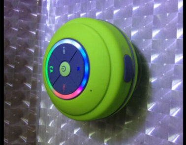 Mini Waterproof LED Speaker (1 Piece)