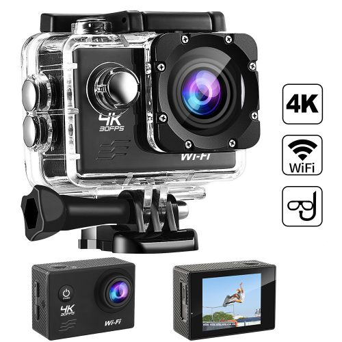 Action Camera 4Kto30FPS Waterproof Outdoor Sports Camera DV Diving Camera