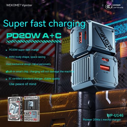 20W Charging Plug A C Port Fast Charge Armor Charger