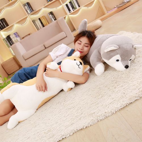 Hug Me Corgi and Husky plush cuddly cat stuff toy