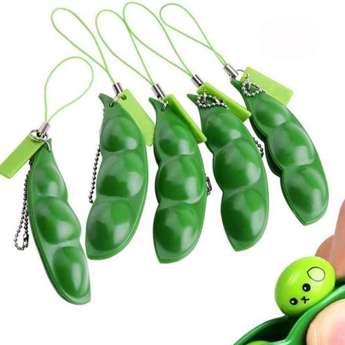 1 Pack  Beans Kids Toy Pendant Anti-Stress Ball Squeeze Gadget Kids Toy Gift 1 Piece