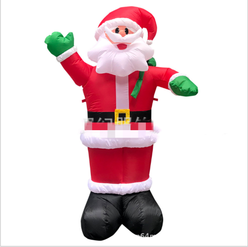 Giant Arch Santa Claus Snowman Inflatable Garden Yard Archway Christmas Ornament